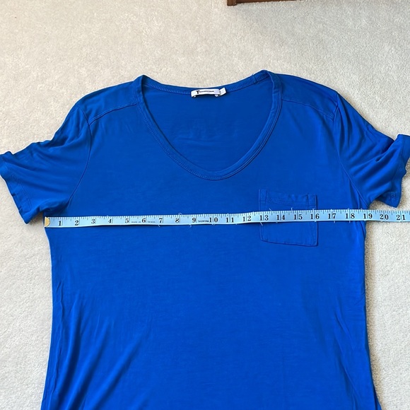 Cobalt Blue Vneck Alexander Wang Tee - Picture 8 of 9